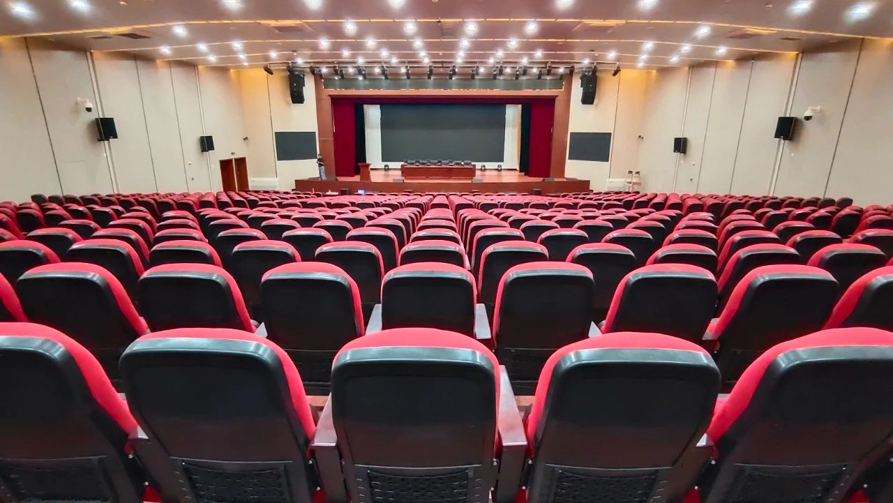 EVO视讯聚会扩声系统工程产品服务于六安市某学校！